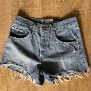 Levi's Light Blue Denim Shorts